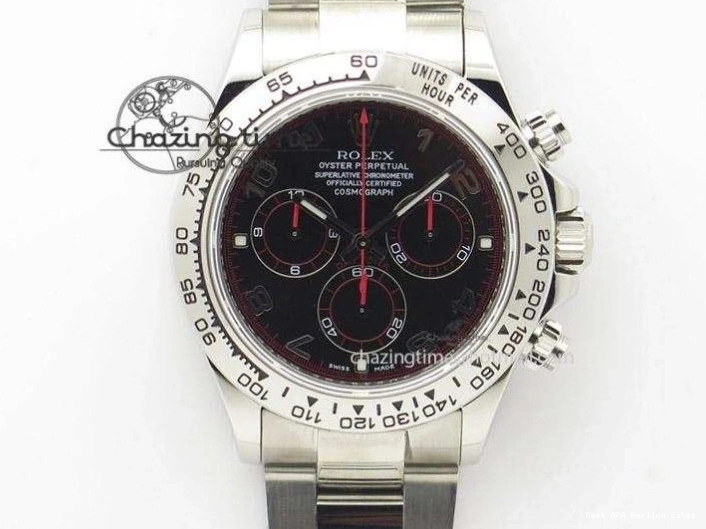 AAA Replica Watches Best 116518 V 2102 White Rubber Edition Arabic EasyMatch SA4130 Daytona Dial Clean 1:1 on Oysterflex Strap 0104